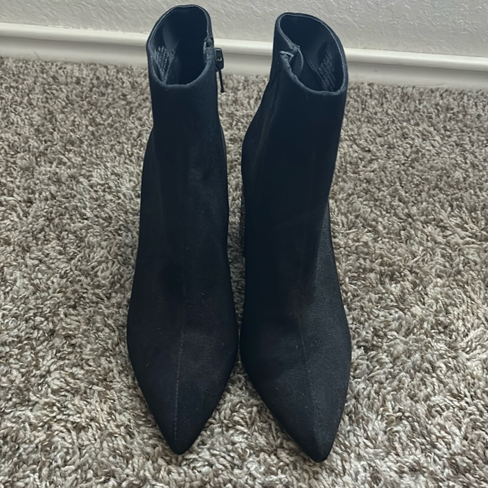 Betsey Johnson Rhinestone Booties - NEVER WORN